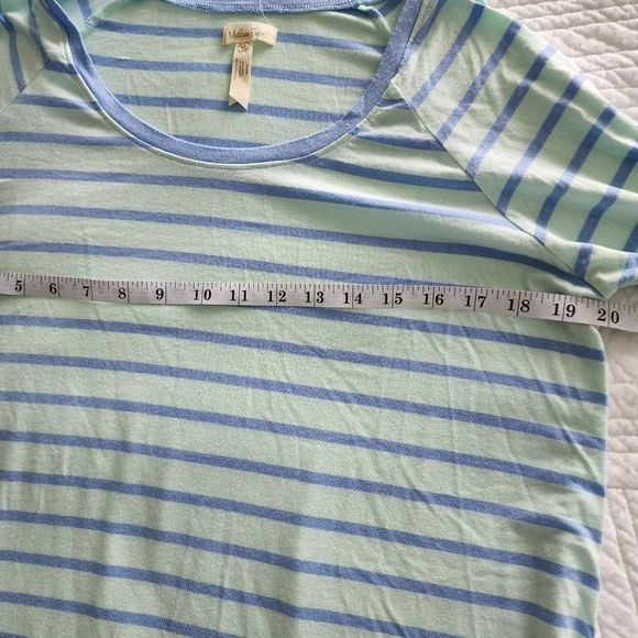 Matilda jane NWOT 3/ sleeve print stripes blouse bundle - Picture 9 of 16